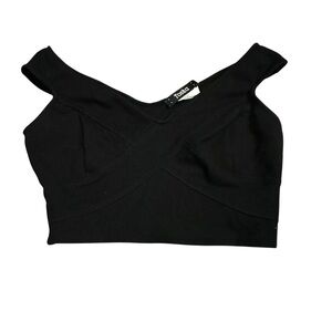 Toska Black Cropped Top